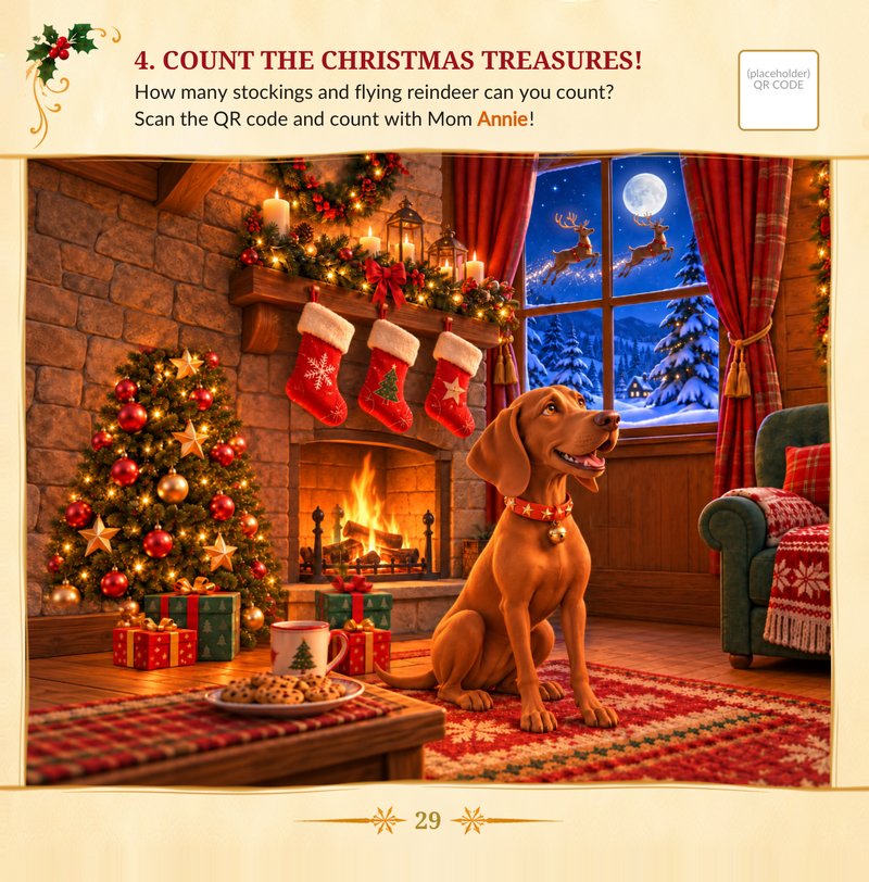 Book page 29: Count the Christmas Treasures!